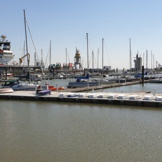 Blick auf den Yachthafen