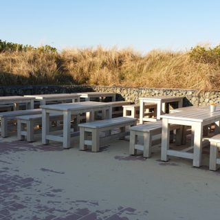 Rastplätze an der Promenade